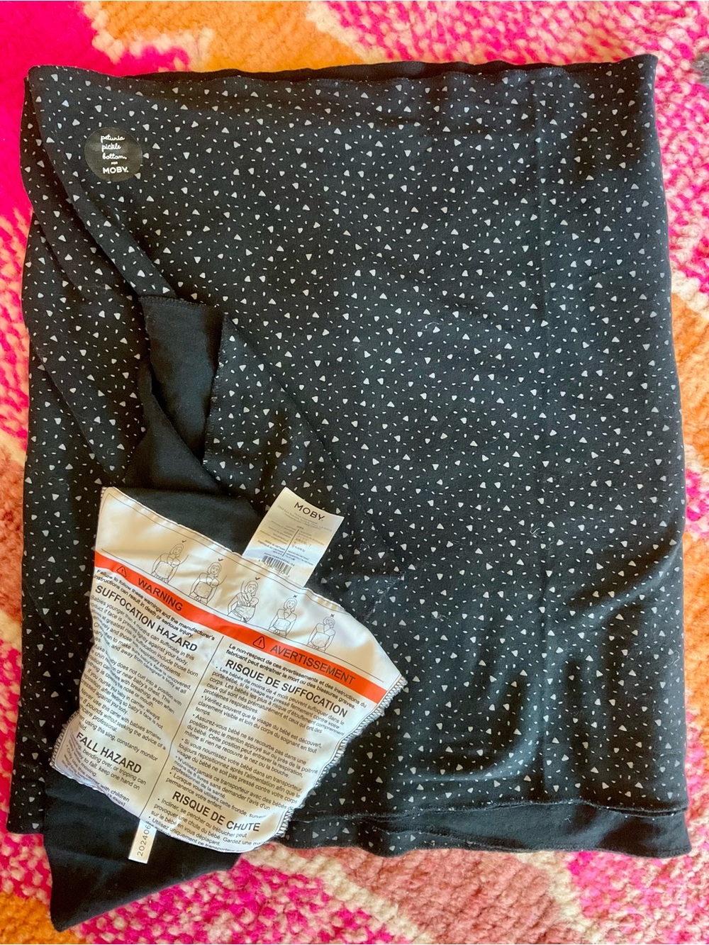 Moby Classic Wrap Carrier Petunia Pickle Bottom